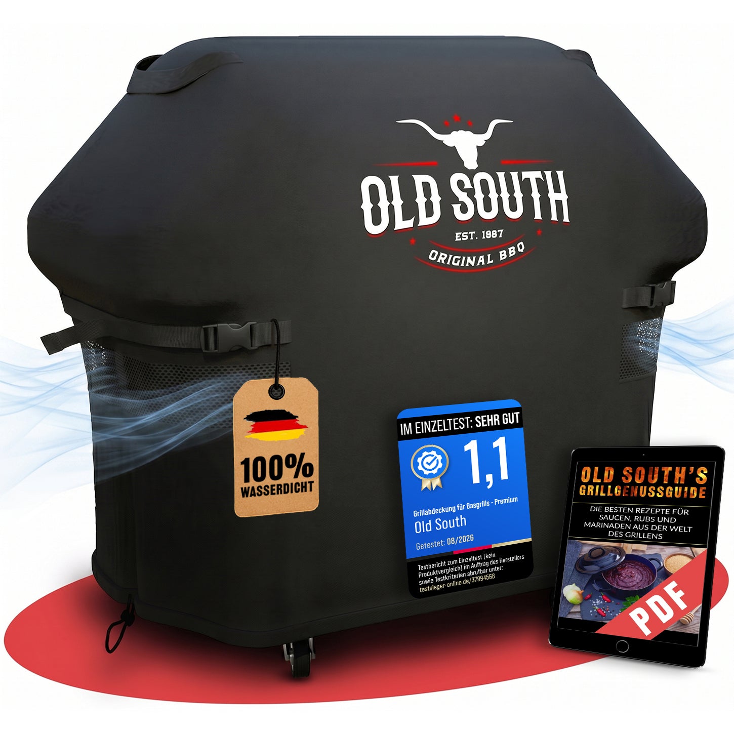Premium Grillabdeckung für Gasgrills