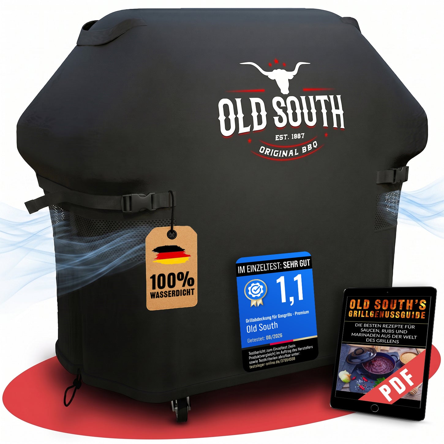 Premium Grillabdeckung für Gasgrills