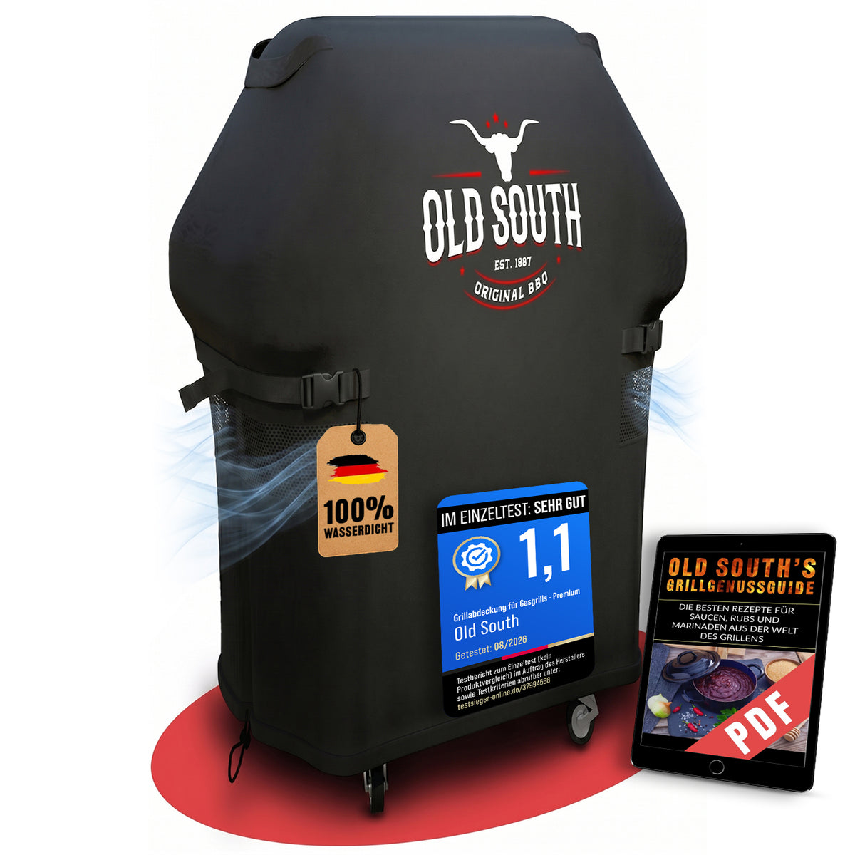 Premium Grillabdeckung für Gasgrills