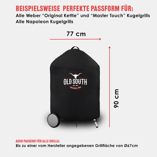Premium Grillabdeckung für Kugelgrills