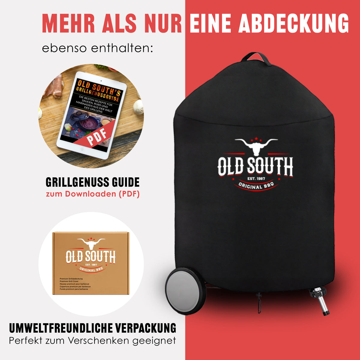 Premium Grillabdeckung für Kugelgrills